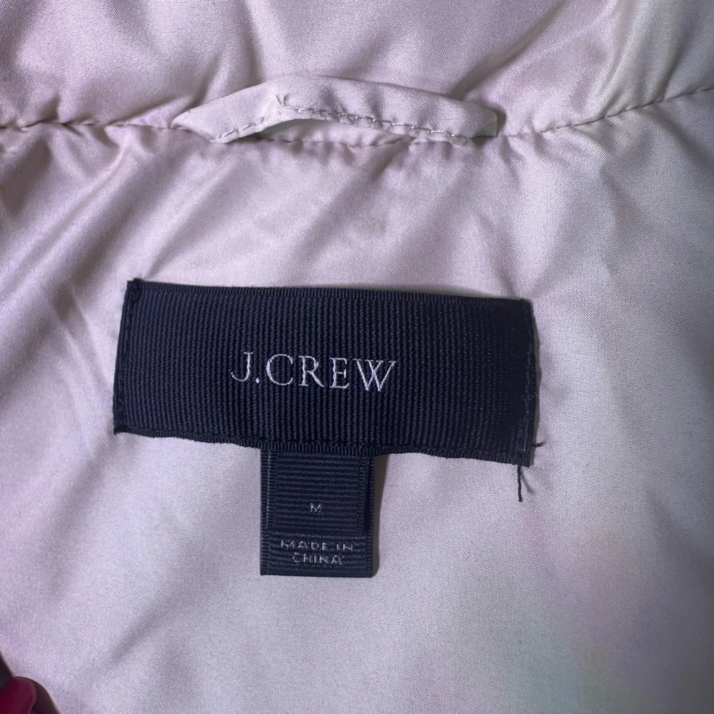 J. Crew Beige Quilted Vest
